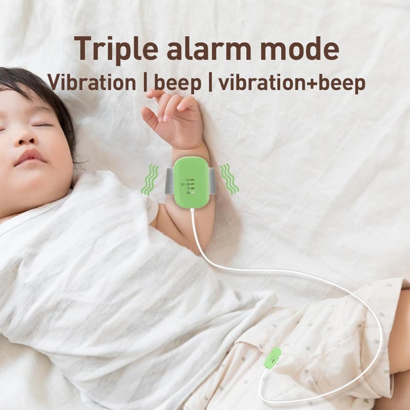 Yoicee Bedwetting Alarm for Boys Girls, Night Time Potty Training Alarm Whit 3 Working Modes, Highly Sensitive Moisture Sensor, USB Rechargeable – Stop Bedwetting Fast, Green - Image 3